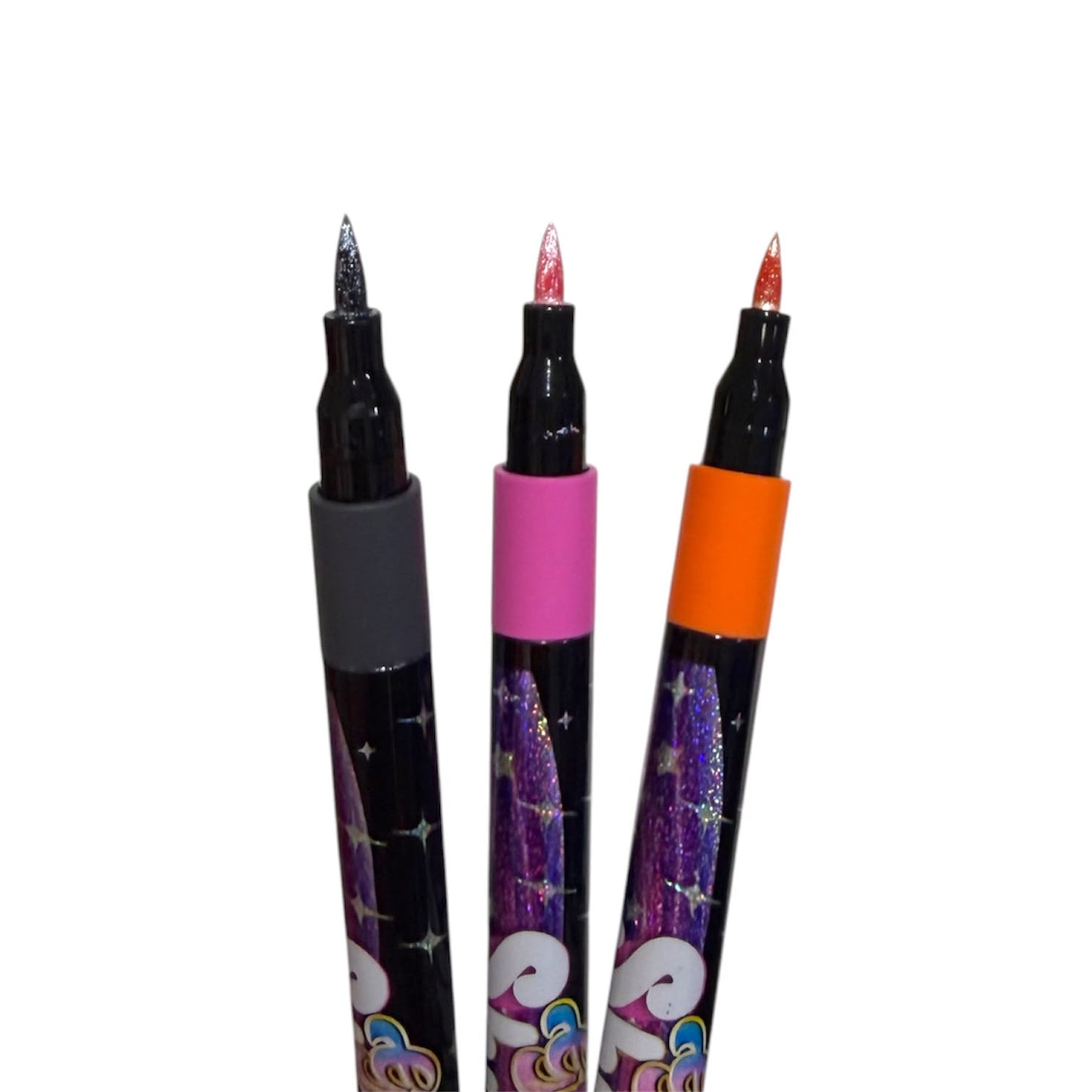 MARCADORES CON GLITTER PUNTA PINCEL