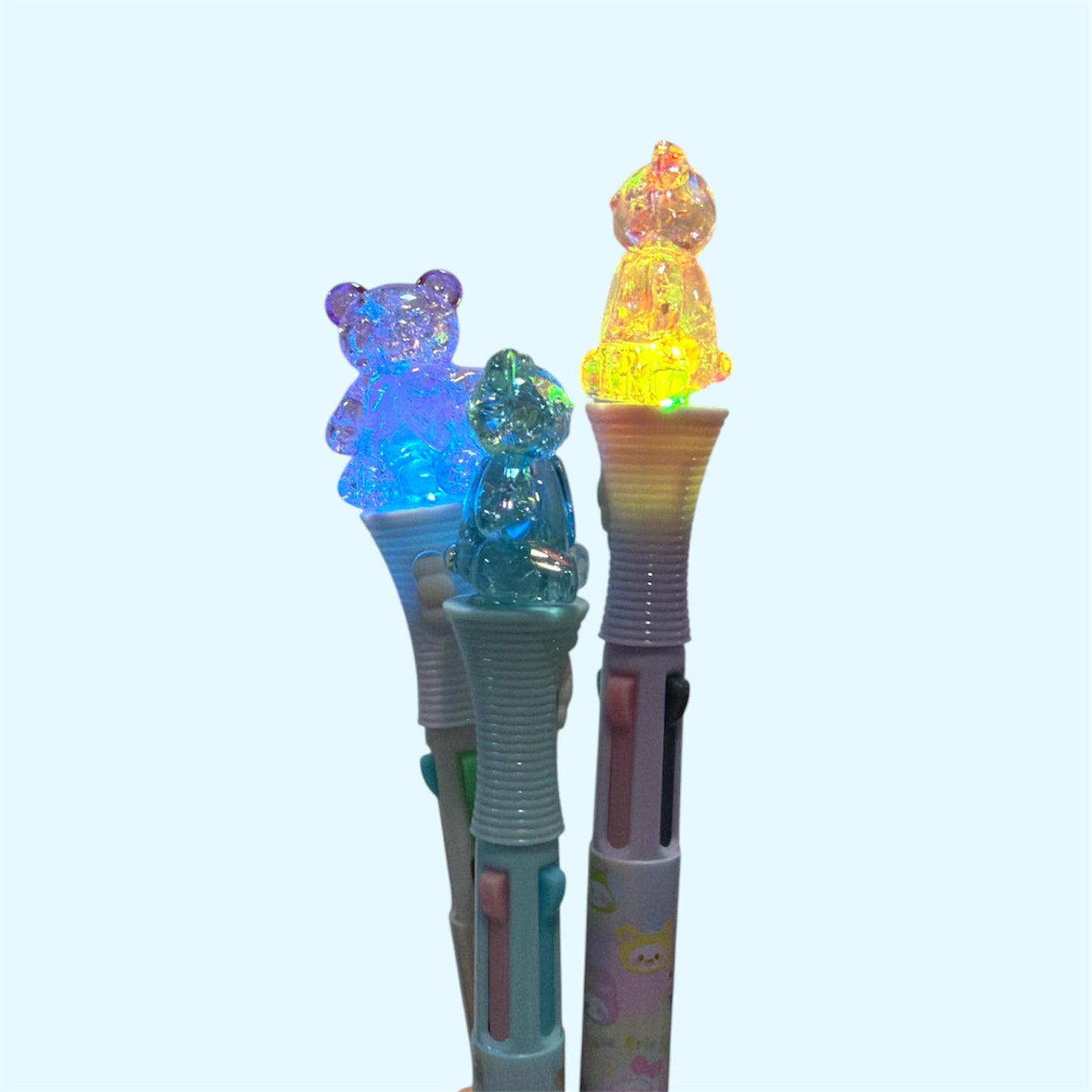 LAPICERO OSO 4 TINTAS C/LUZ GZ-10667