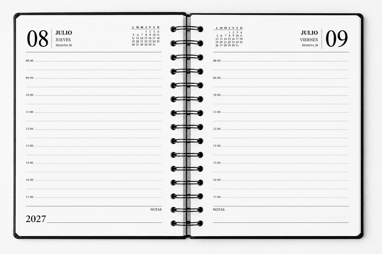 AGENDA C/ESPIRAL GDE 2027 GZ-8629