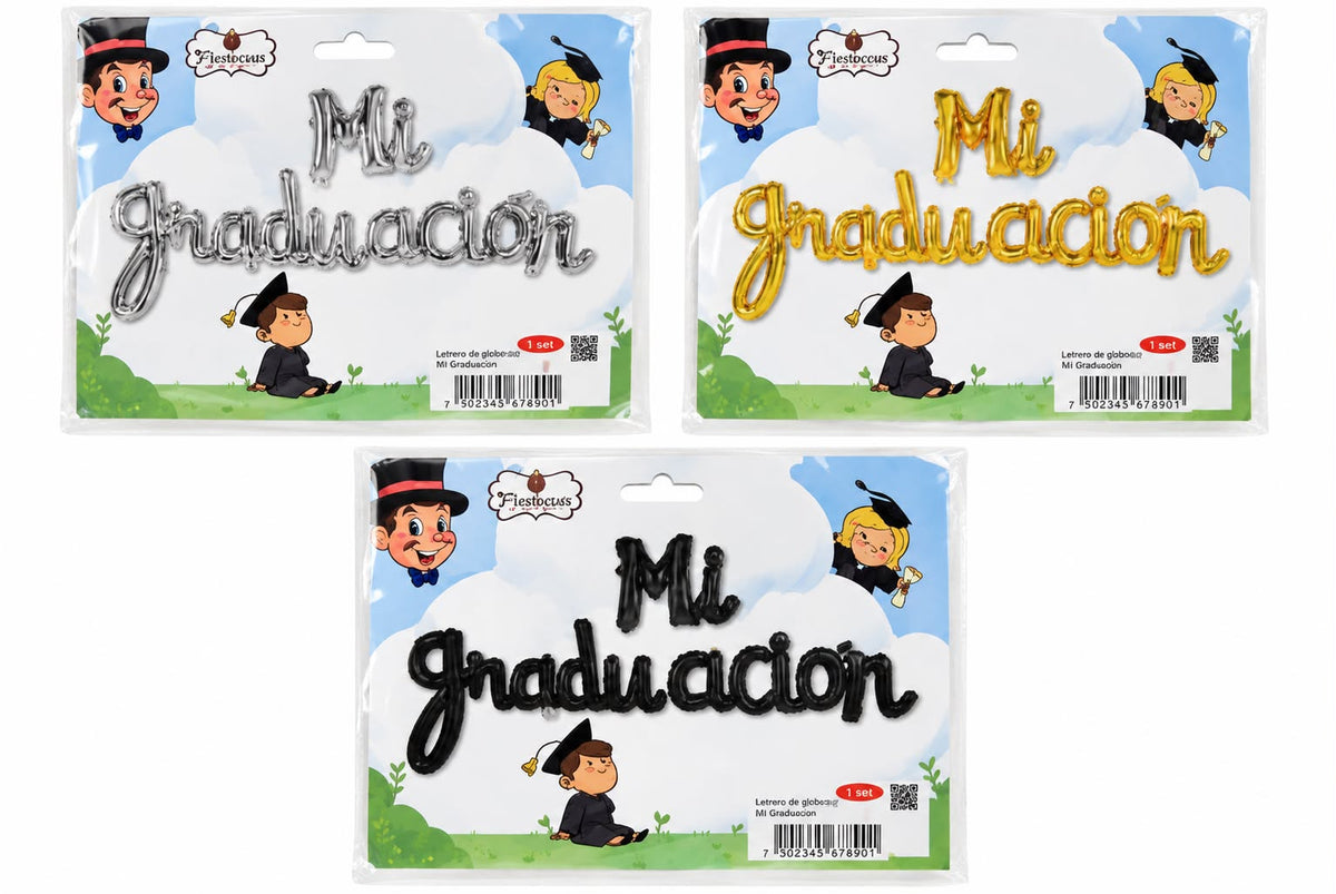 GLOBO MI GRADUACION 3 PZAS GZ-10391