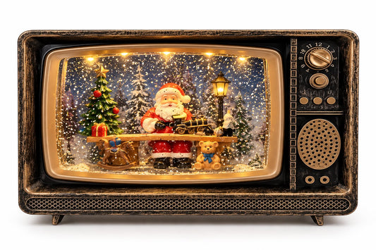 TELEVISION VINTAGE C/LUZ Y SONIDO P938