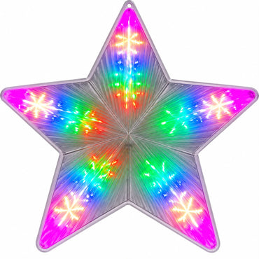 40L FIGURA DE ESTRELLA LED'S COLOR JL8009 2 PZAS