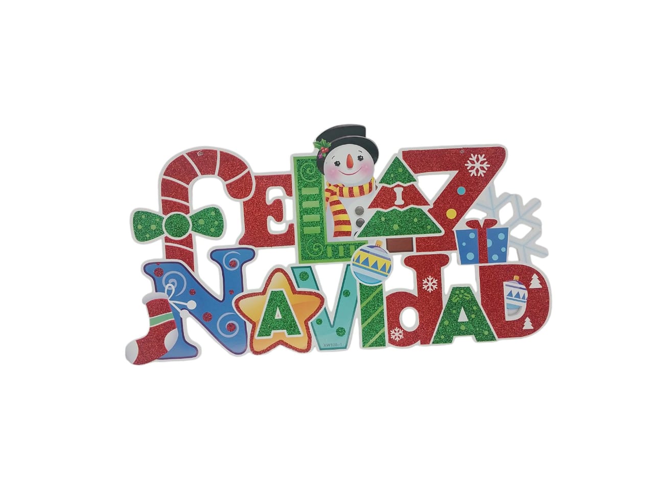 LETRERO NAVIDEÑO GM394-7G-26