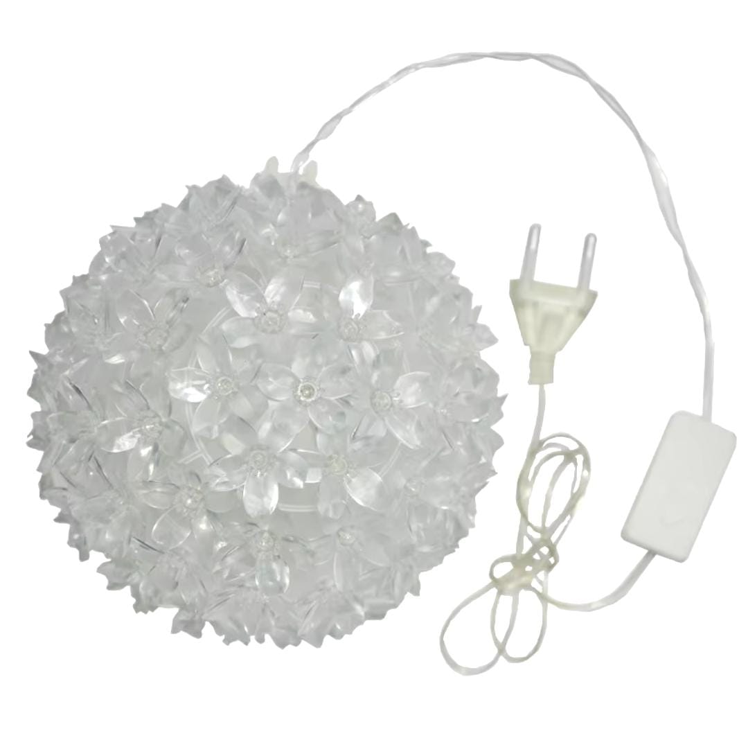 300L ESFERA CON LUCES EN FORMA DE FLORES