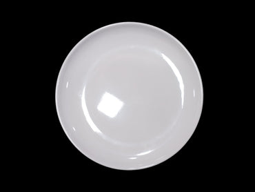 Plato extendido blanco de melamina