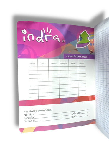 LIBRETA PROFESIONAL CUADRO CH 100 HOJAS IND-0670