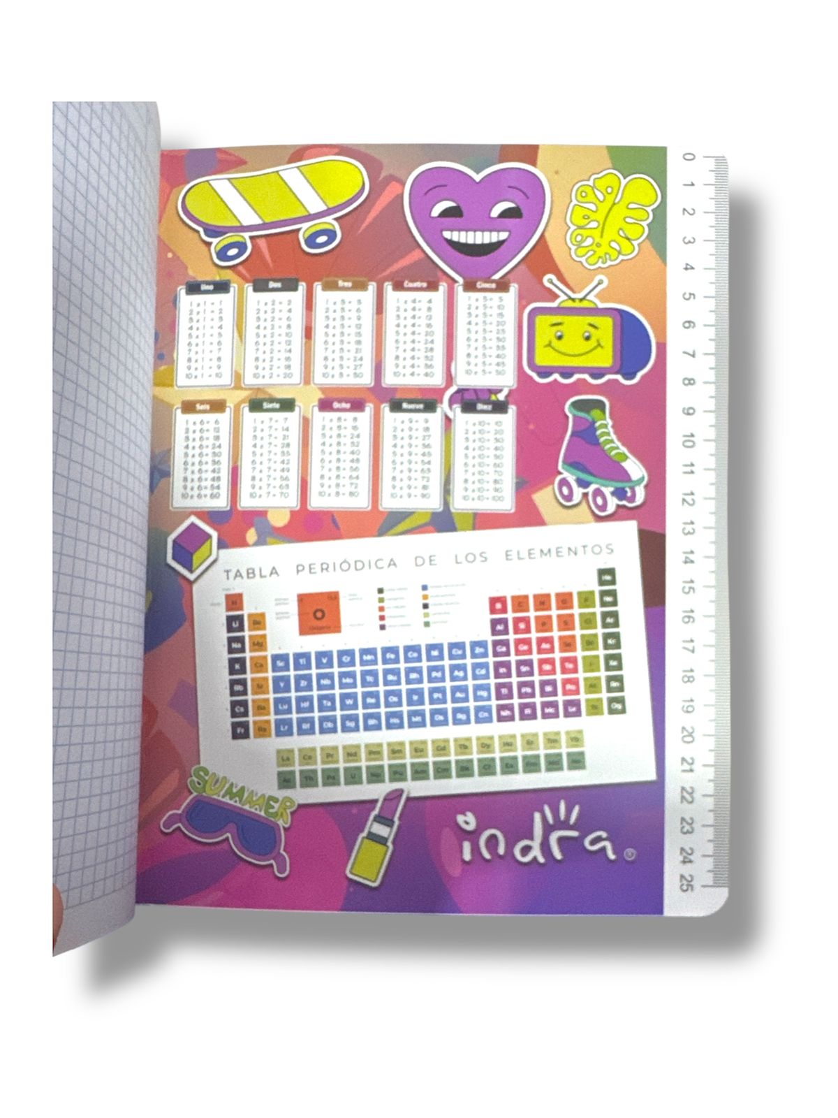 LIBRETA PROFESIONAL CUADRO CH 100 HOJAS IND-0670