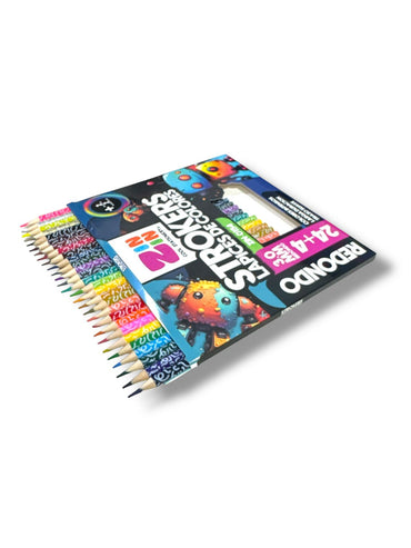 LAPICES DE COLORES STROKERS 24+4 PZAS ZIN-0154