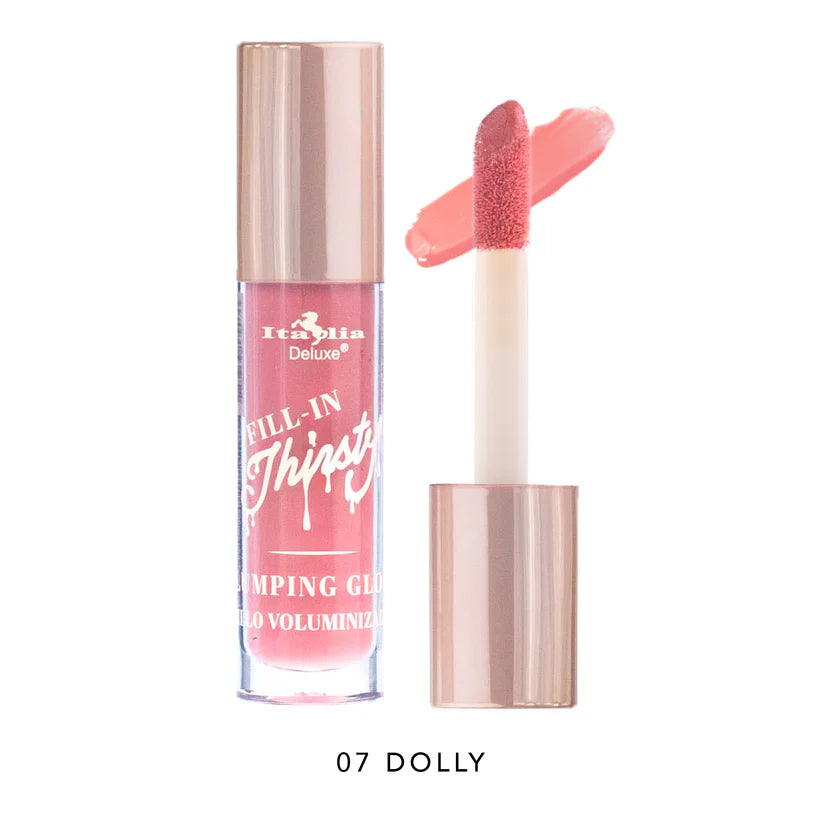 Brillo de labios voluminizador con color sediento Fill-In