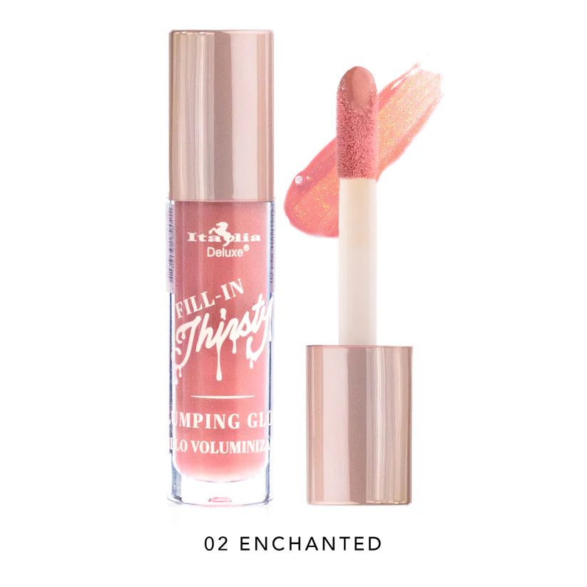 Brillo de labios voluminizador con color sediento Fill-In