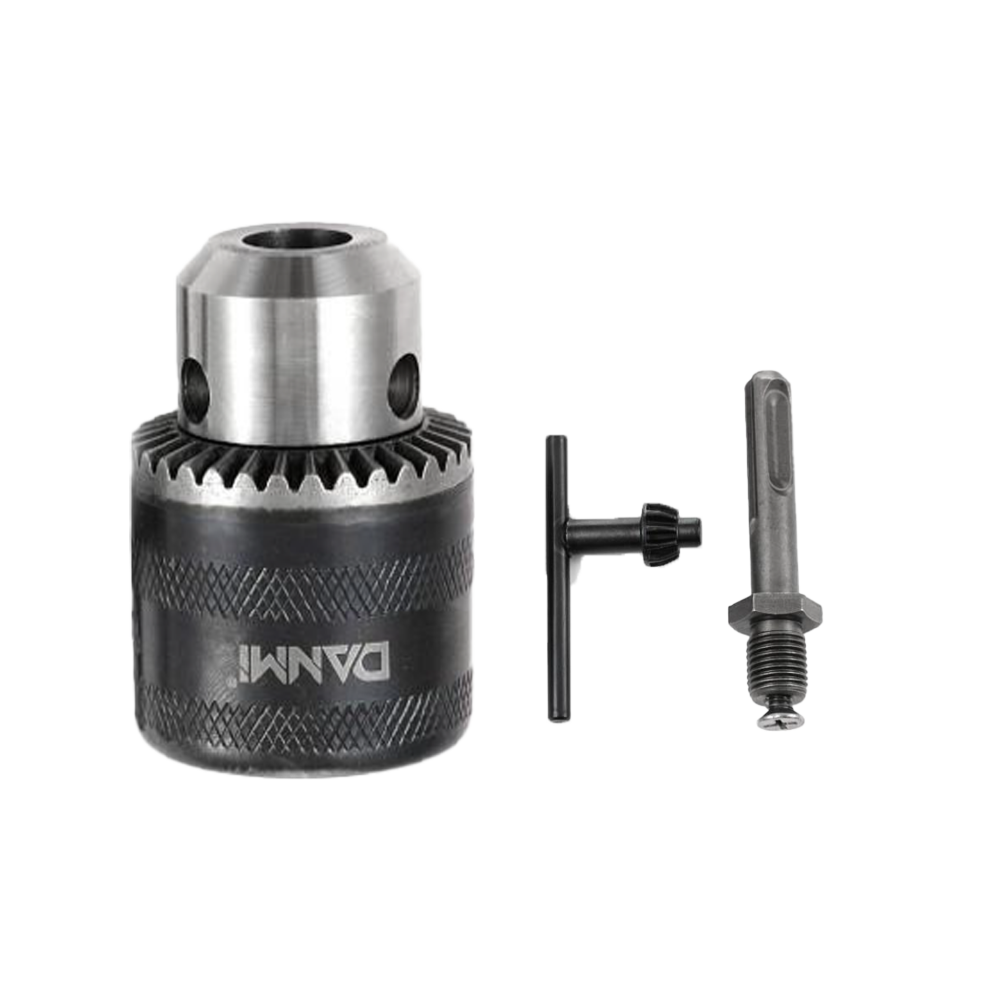 JUEGO DE PORTABROCAS Y LLAVE PARA TALADRO 10MM GM574-1G-59