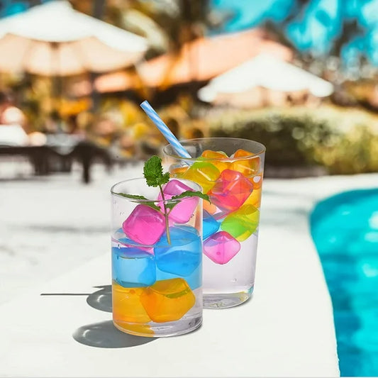 CUBOS DE HIELO REUTILIZABLES COLORES 10 PZAS GM700-5F-12