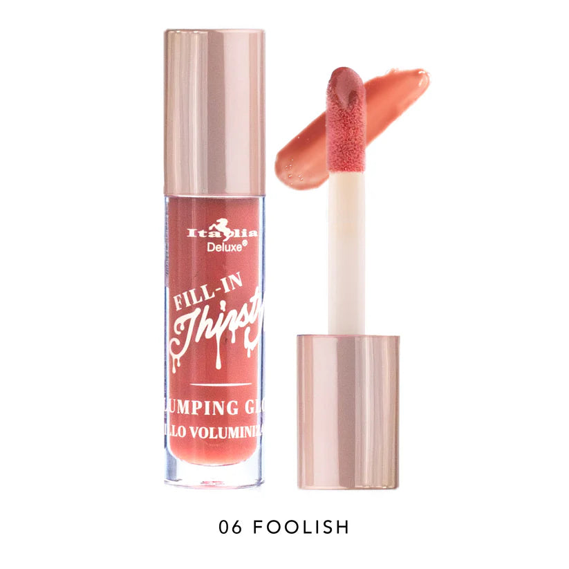 Brillo de labios voluminizador con color sediento Fill-In
