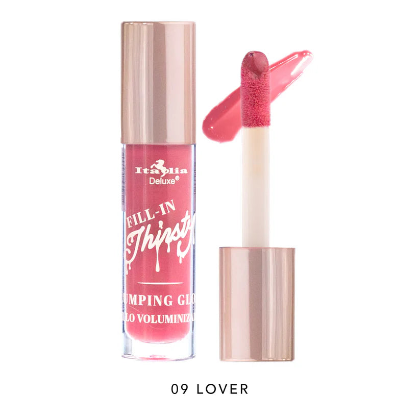 Brillo de labios voluminizador con color sediento Fill-In