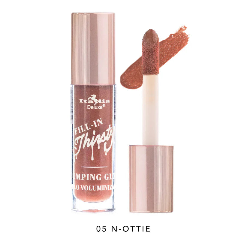Brillo de labios voluminizador con color sediento Fill-In
