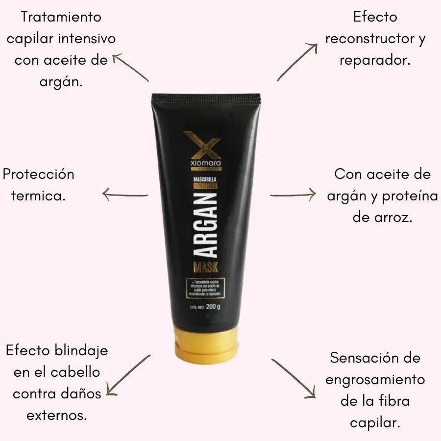 MASCARILLA ARGAN 200GR XIOMARA