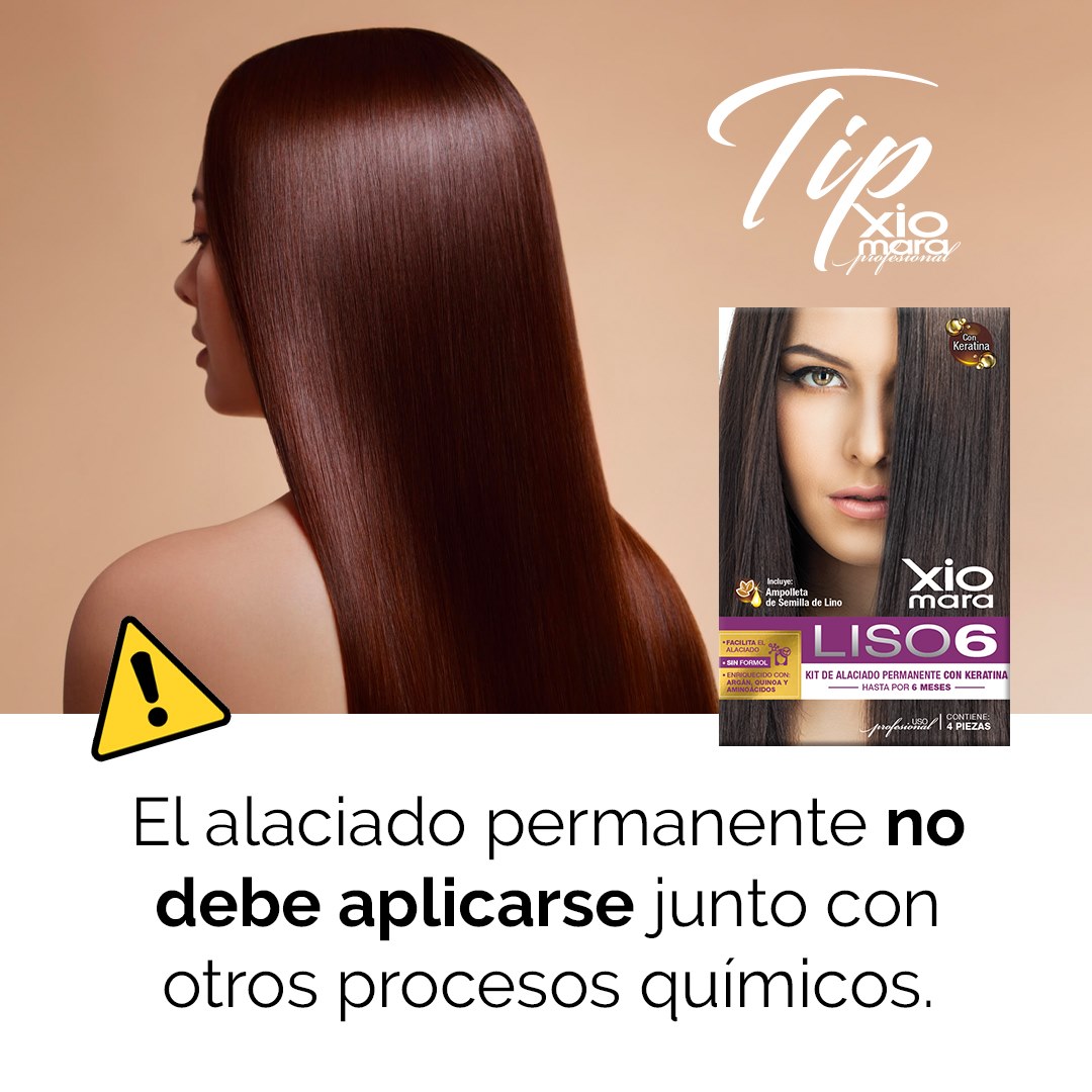 Liso 6 kit de alaciado permanente Xiomara