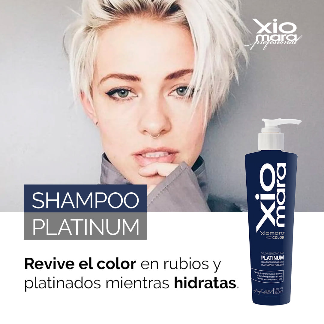 Shampoo platino profesional Xiomara