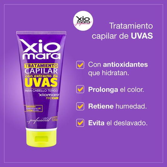 Tratamiento capilar uvas 200 g Xiomara