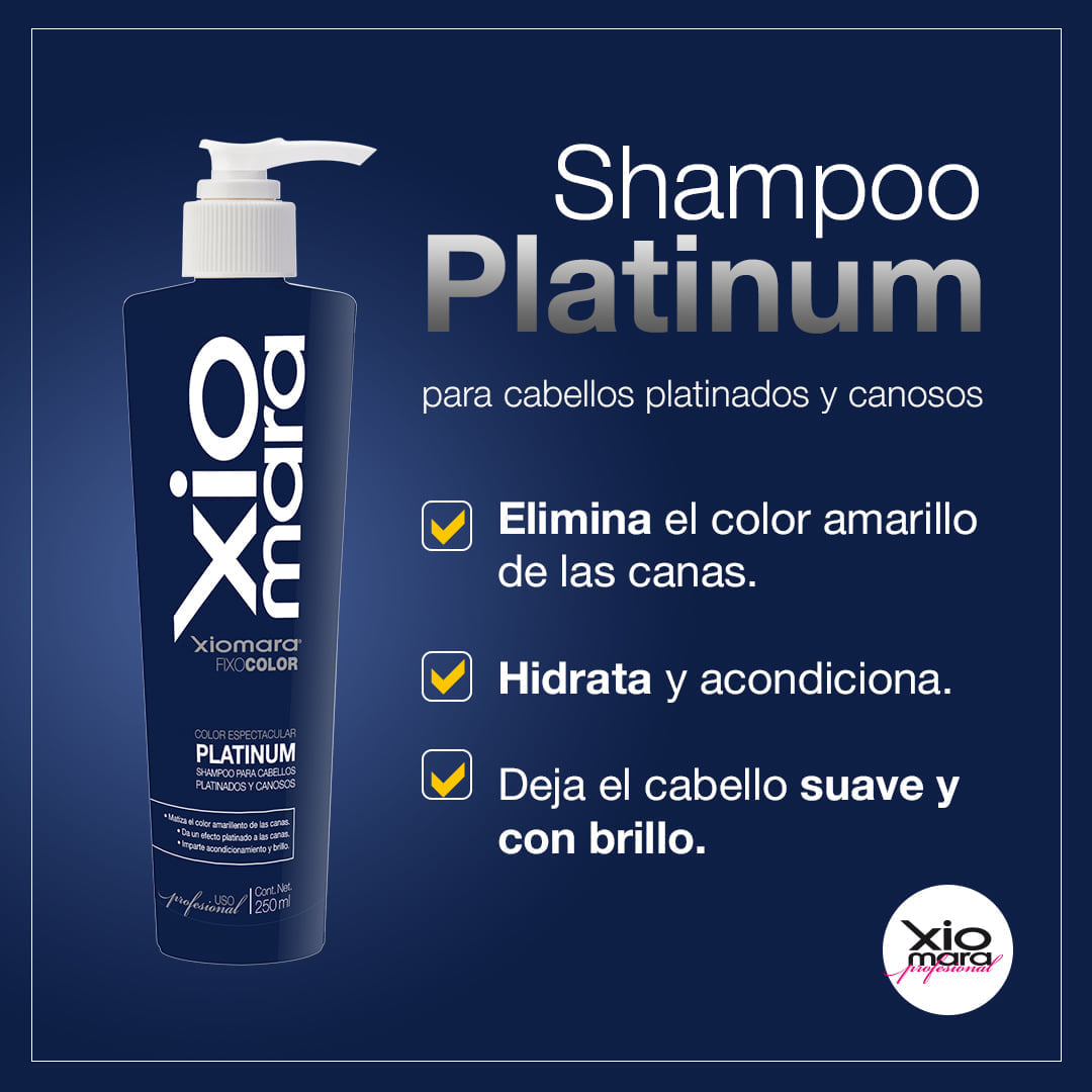 Shampoo platino profesional Xiomara
