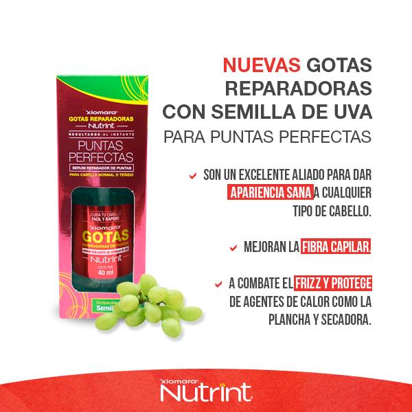 Gotas reparadoras de puntas 40 ml Xiomara