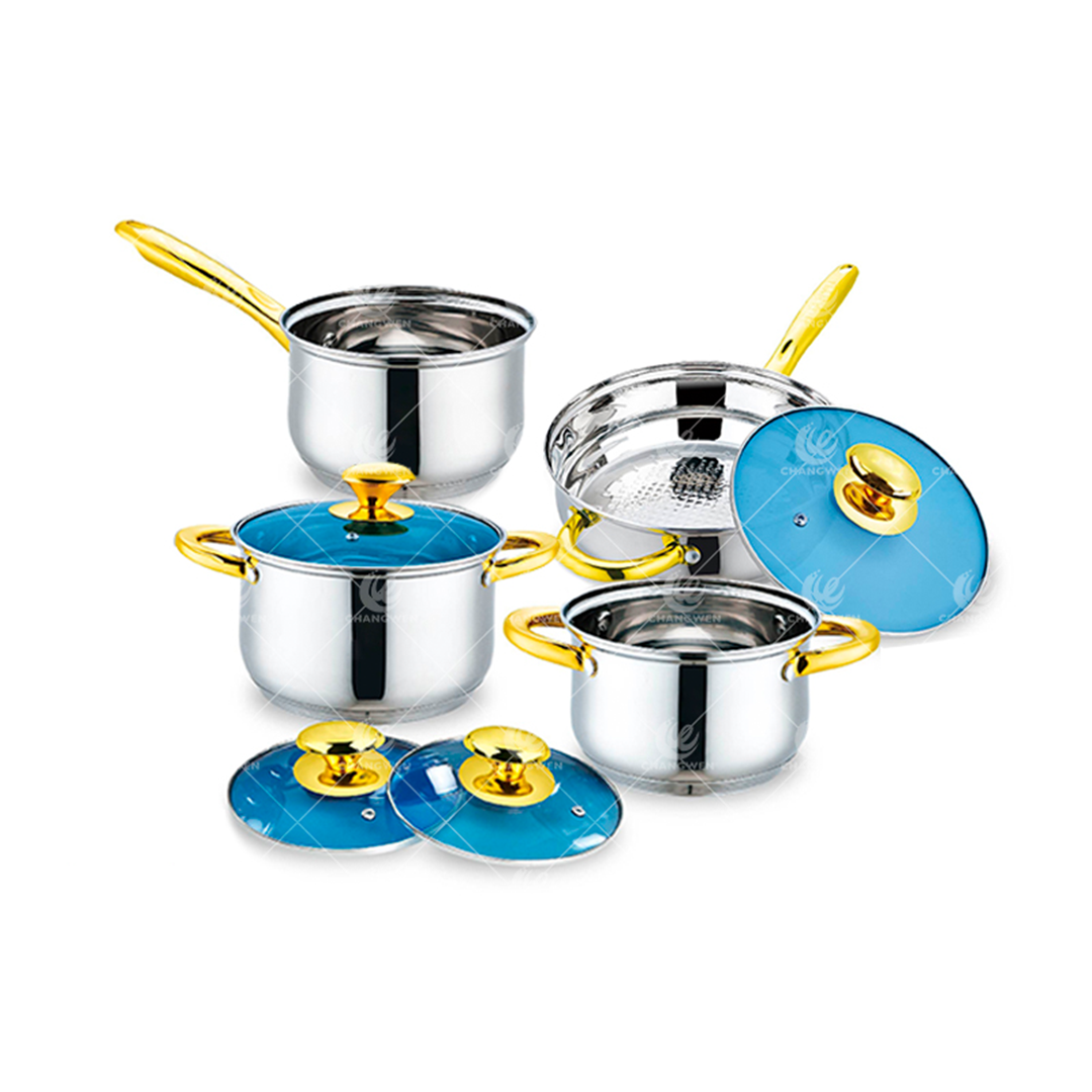 BATERÍA DE COCINA 12 PZAS GZ-E103 CW-E103