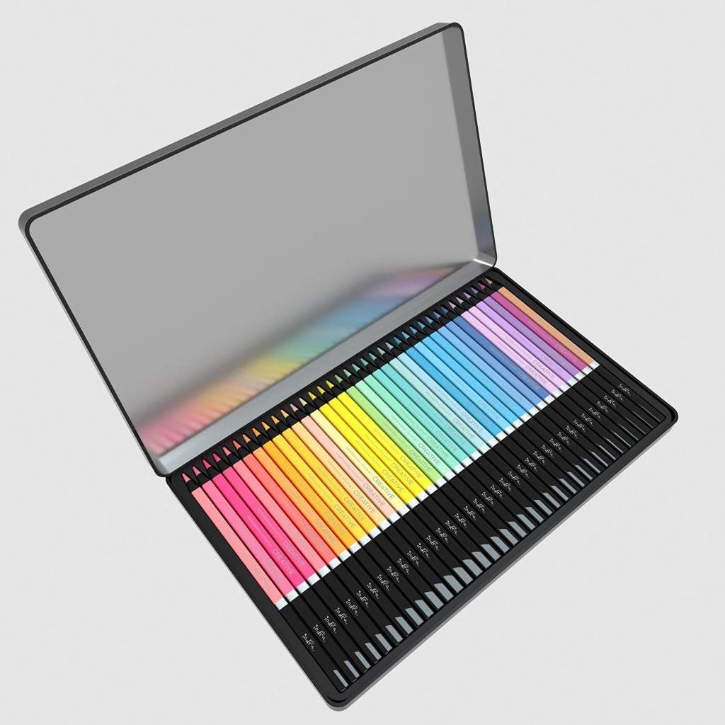 Lápices de madera colores pastel 36 piezas edición limitada Ind-0363