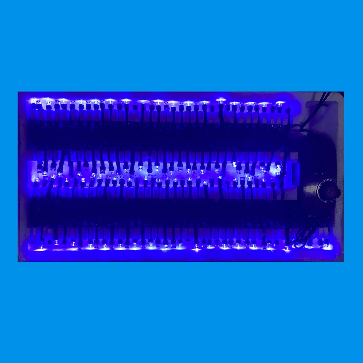 Serie de luces musicales variedad de modelos 140L 7 mts en cajita