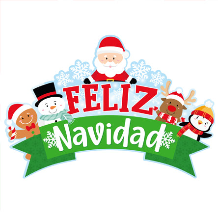 LETRERO FELIZ NAVIDAD 8278
