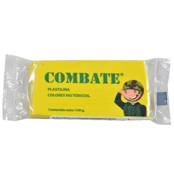 PLASTILINA COMBATE EN BARRA 140 GR COLORIM