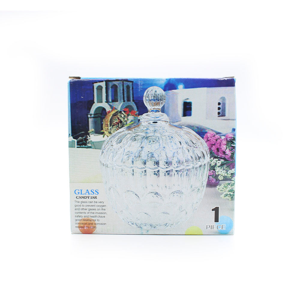 Bombonera de Cristal con Tapa - CasaGutza