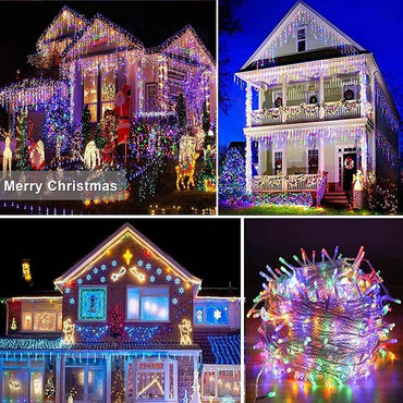 Series de cascada Led mágica varios colores, cajita.