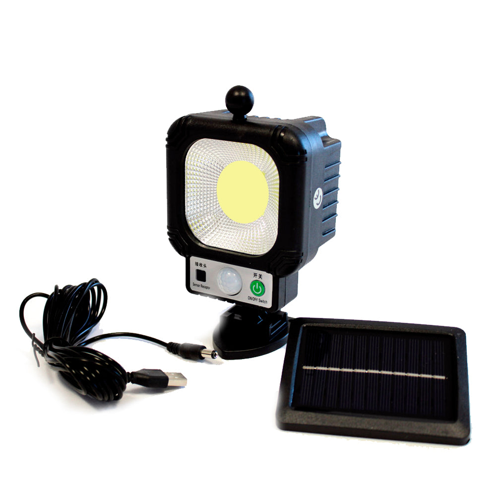 Lámpara de calle con sensor.