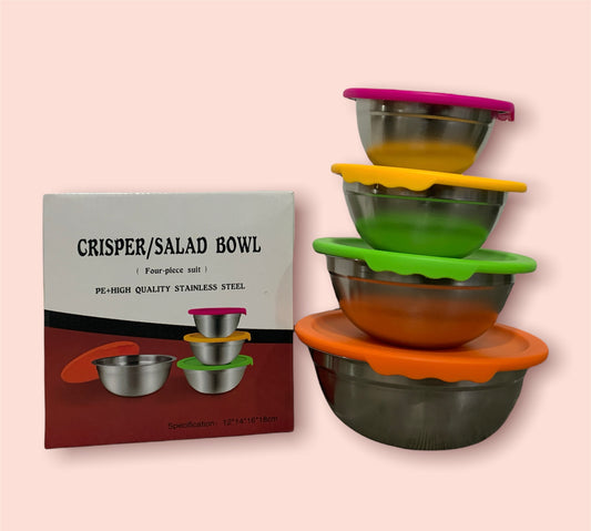Juego de bowl c/tapa