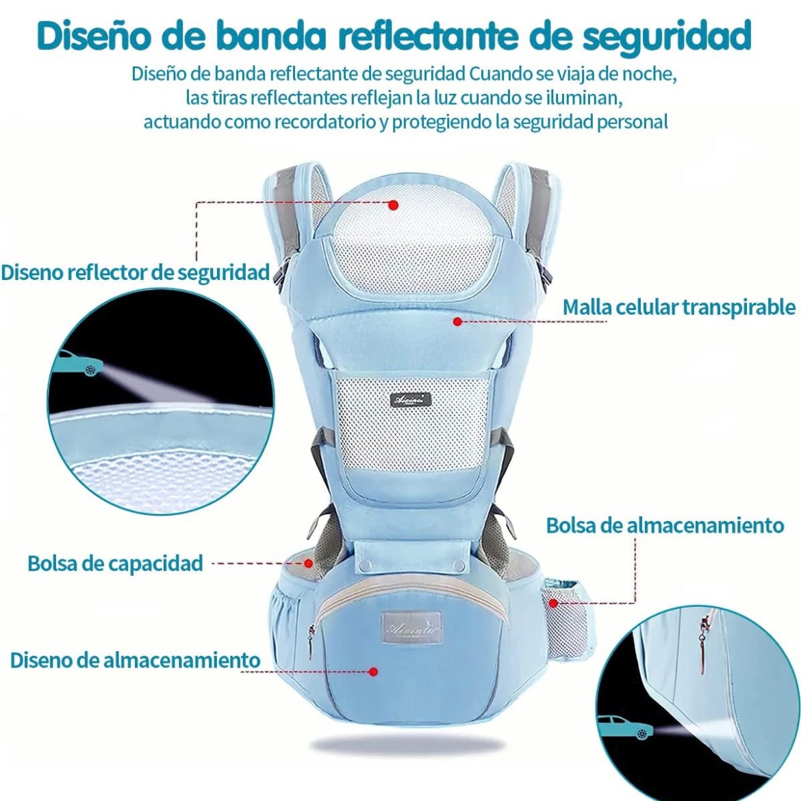 CANGURERA ERGONÓMICA GM821-1F-1