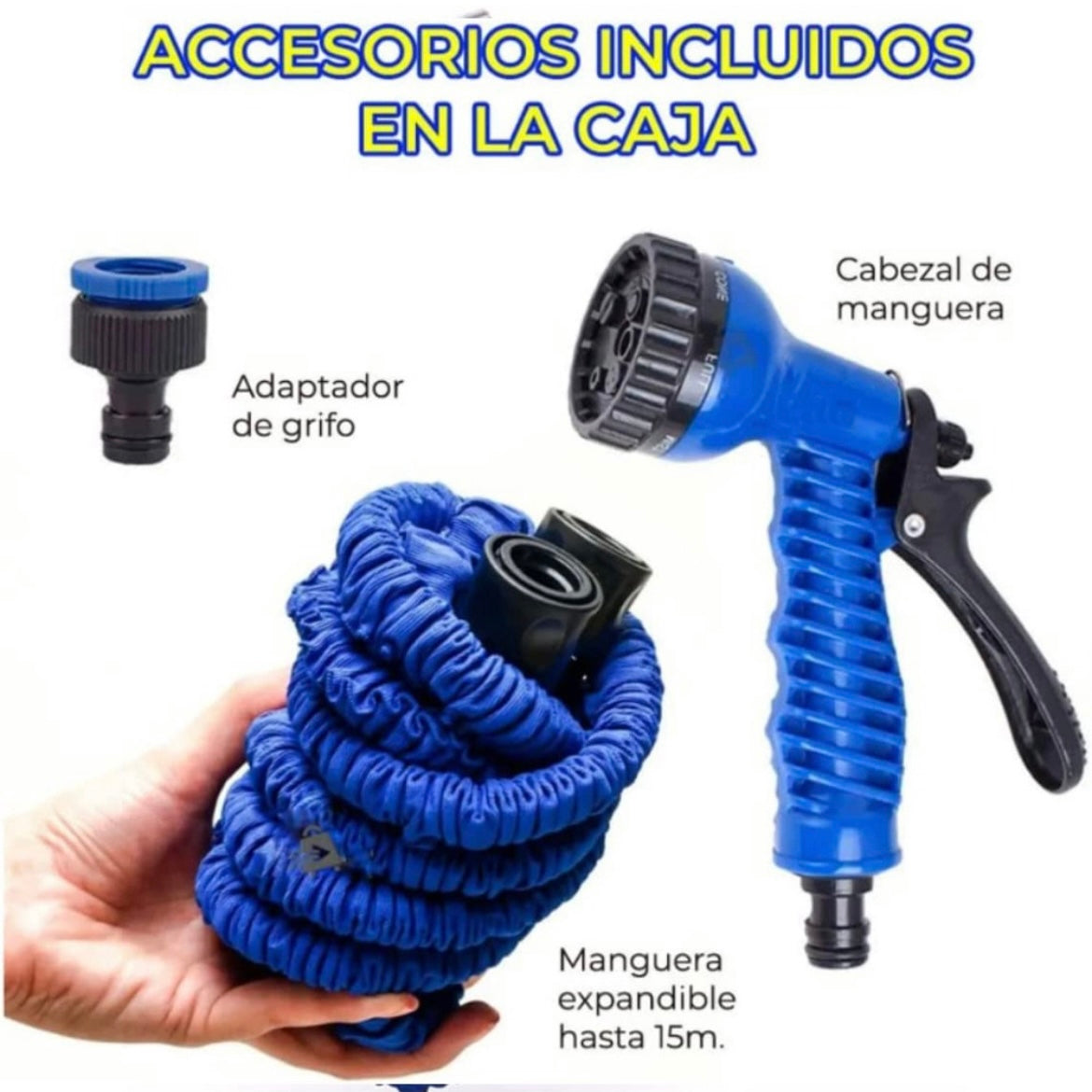 MANGUERA EXPANDIBLE PARA JARDÍN 22.5M GM821-1F-6