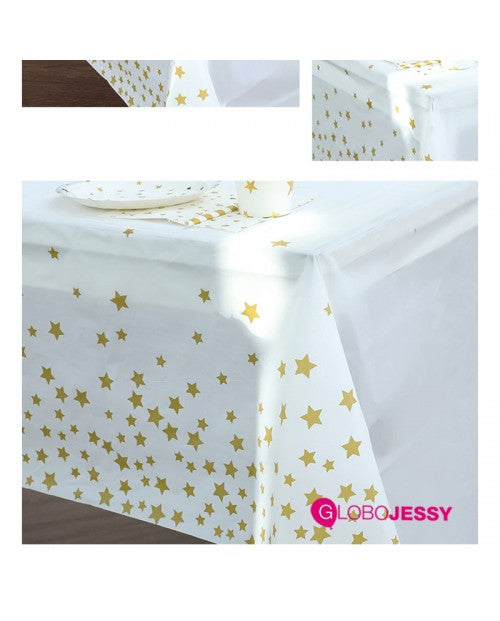 MANTEL METÁLICO ESTRELLAS 1.37mX1.83m GZ-4547