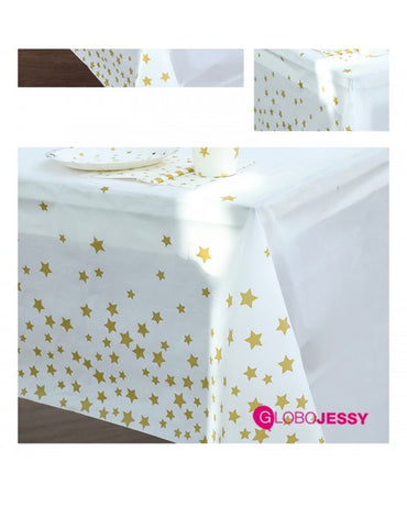 MANTEL METÁLICO ESTRELLAS 1.37mX1.83m GZ-4547