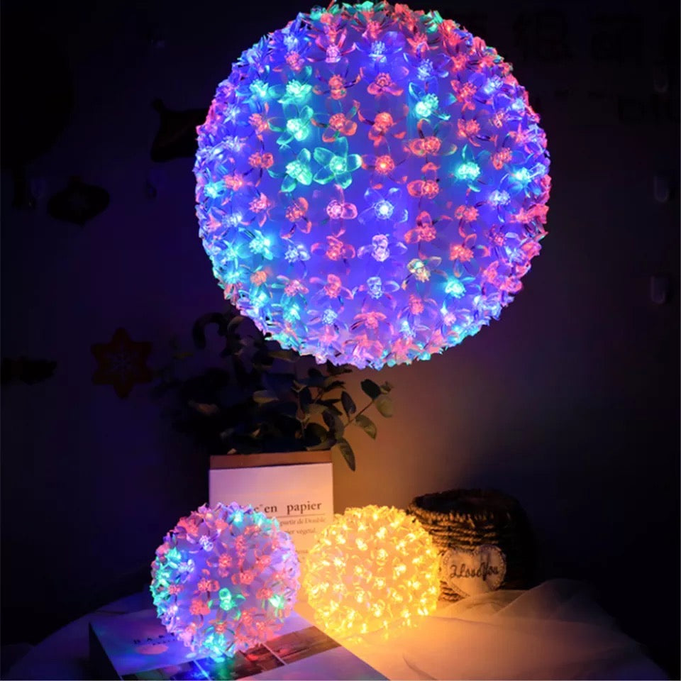 Figura de esfera de led´s luz