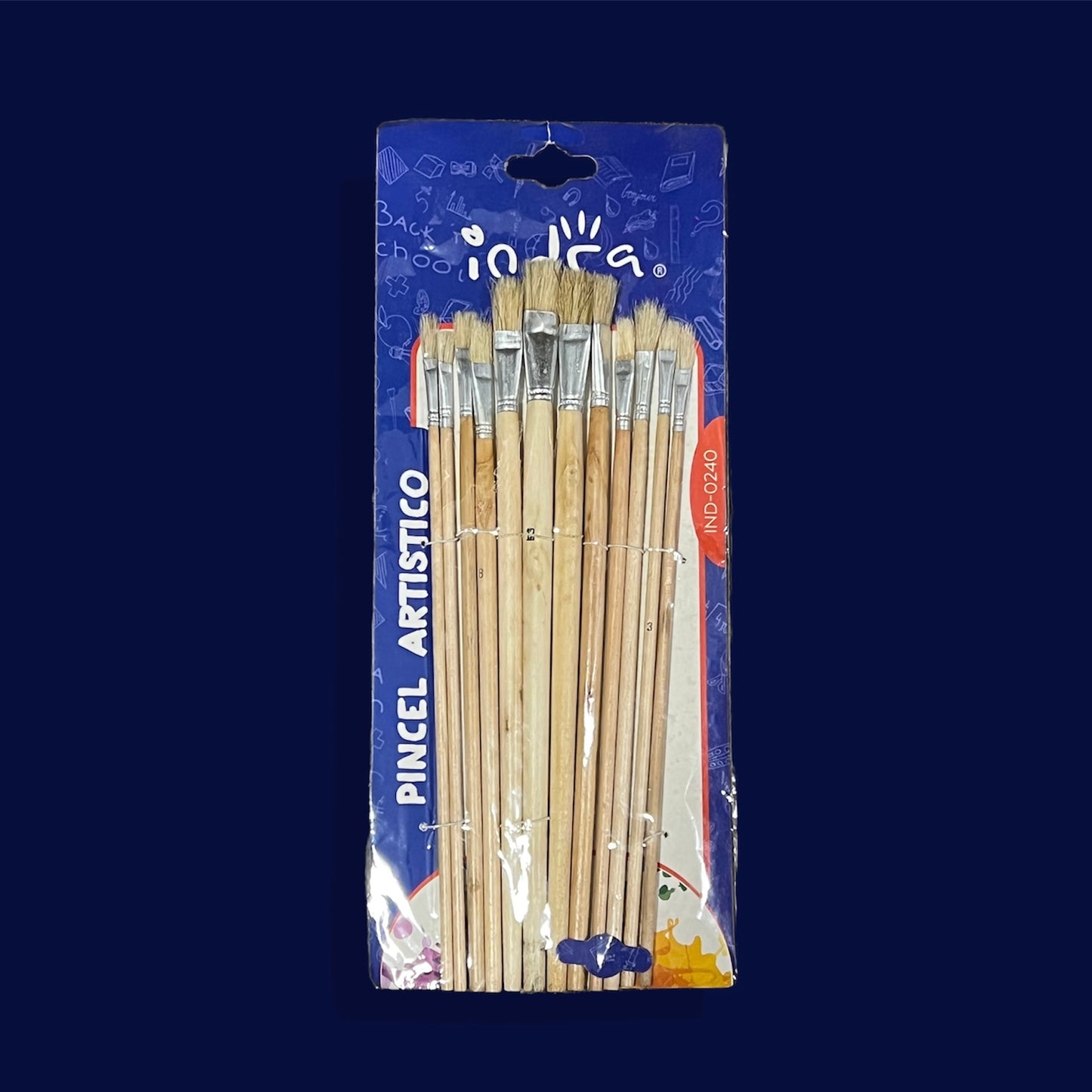 Set de12 pinceles IND-0240