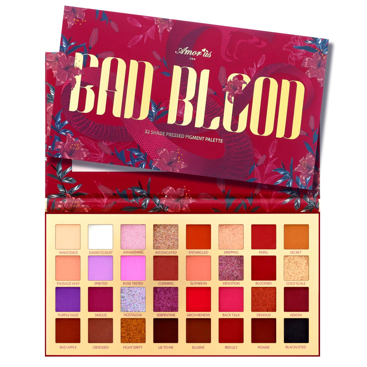 Paletas de maquillaje 32 tonos Amor us