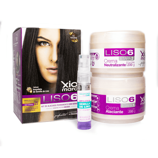 Liso 6 kit de alaciado permanente Xiomara