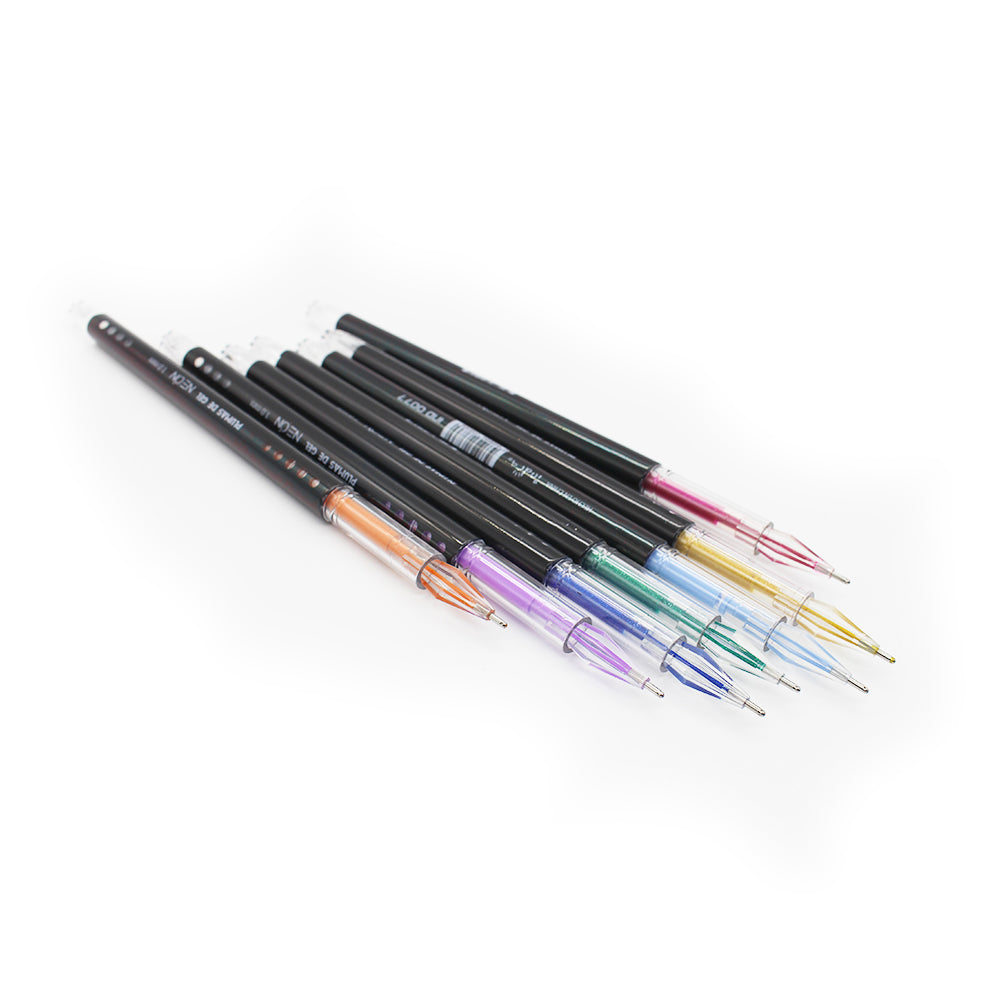 Plumas de gel neon IND-0077