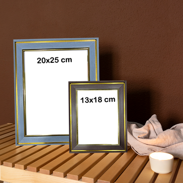 Marco para foto Gold Wood
