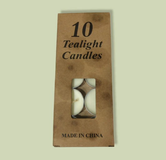 VELA TEALIGHT 10 PZAS