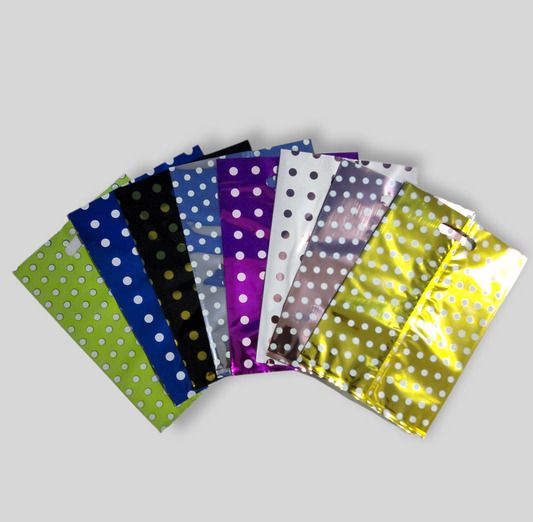 Bolsa metalica puntos 10 pzas