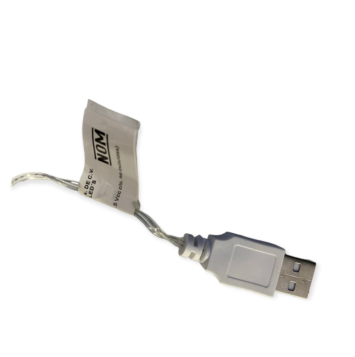 100L SERIE DE PILA LED'S C/USB BOLSA 6MTS