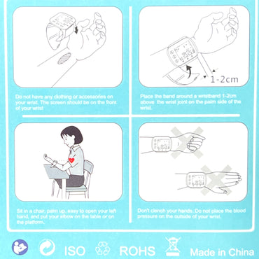 MEDIDOR DE PRESIÓN ARTERIAL DIGITAL PULSERA GM821-1F-5