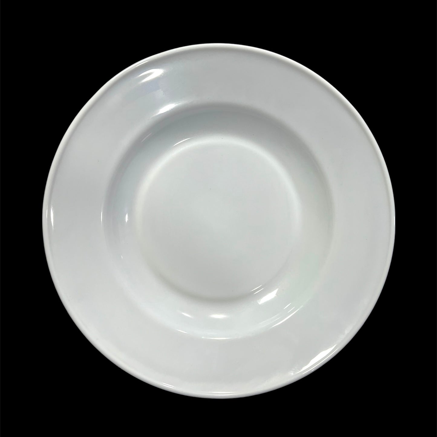 PLATO DE PORCELANA BLANCO
