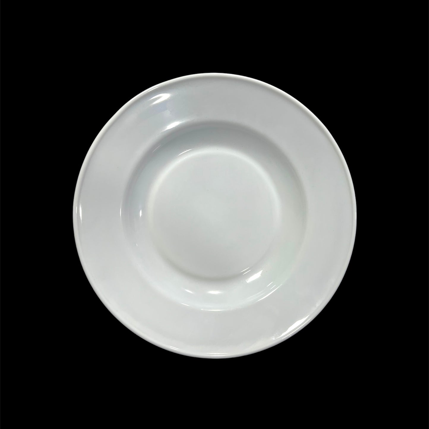 PLATO DE PORCELANA BLANCO